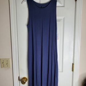 Dark Navy Sleeveless Dress by Time & Tru